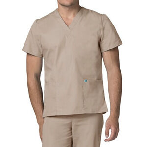 Universal Basics Adar Scrub Shirt Unisex Size XSM V Neck Pockets Short Sleeve